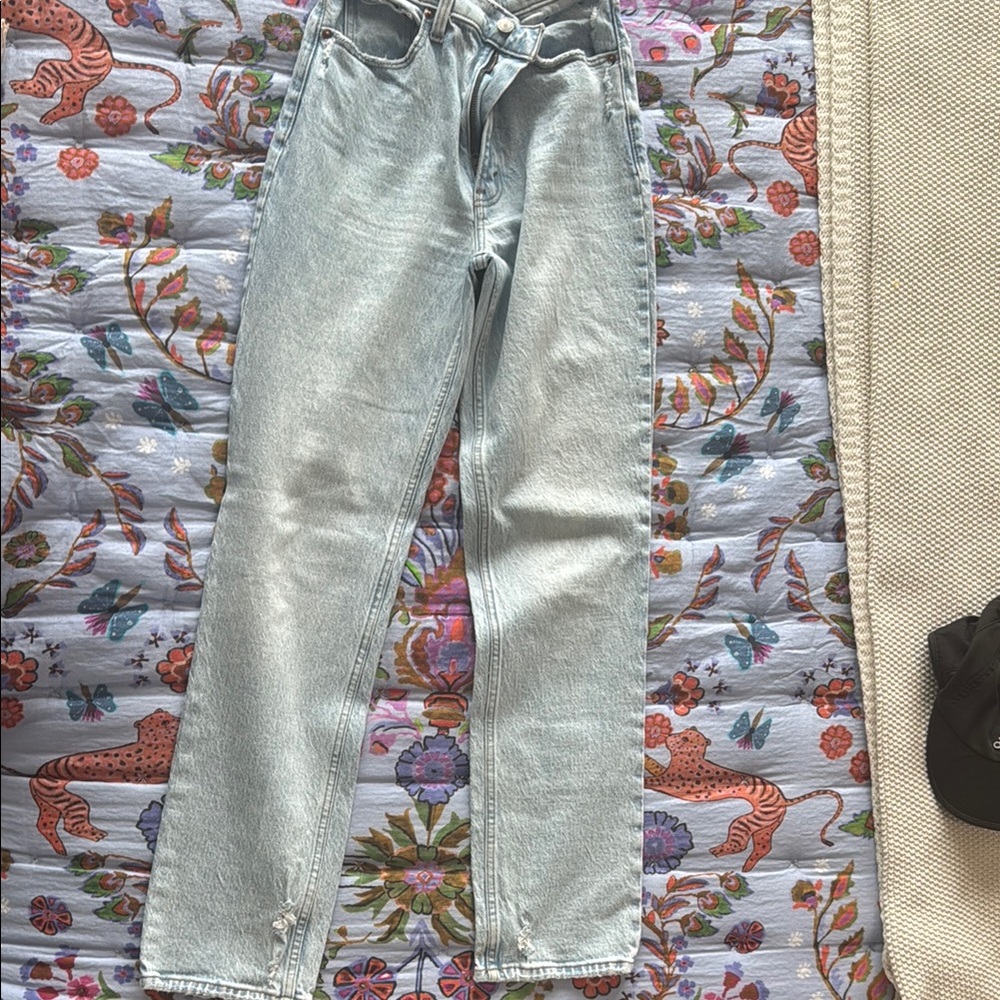 A&F Light Wash Denim Jeans